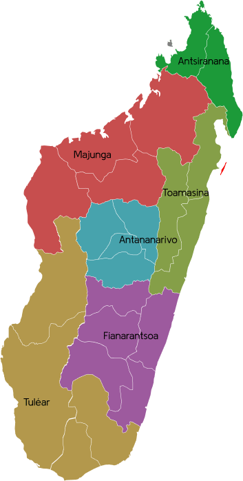 Carte de Madagascar