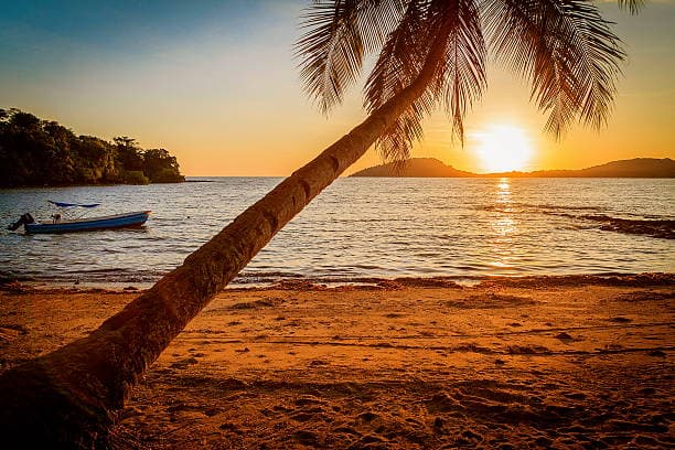 Coucher de soleil à Nosy Be