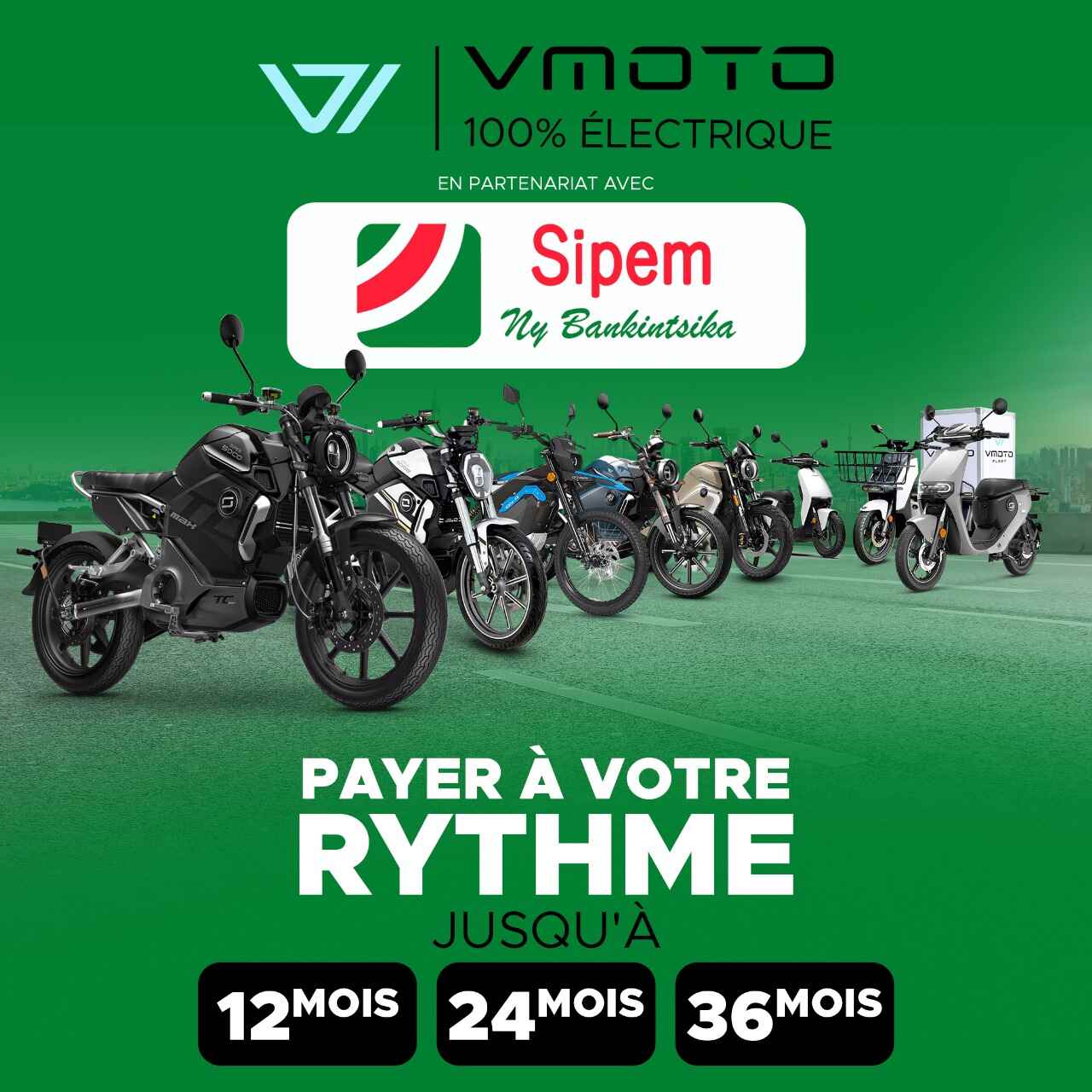 Passez à l’électrique avec VMOTO !