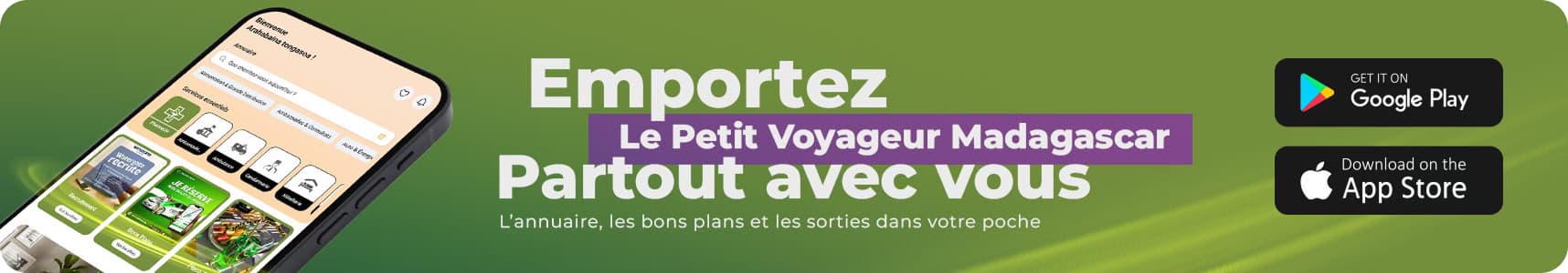 Emportez Le Petit Voyageur Madagascar partout avec vous