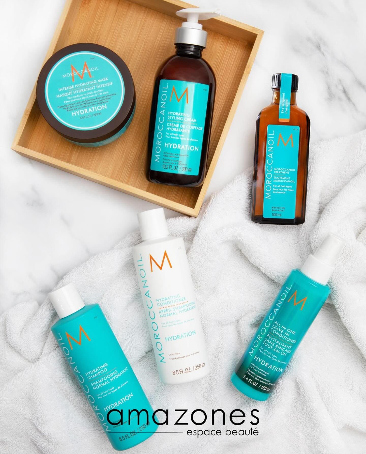 Soin Moroccanoil original avec Amazones Espace Beauté