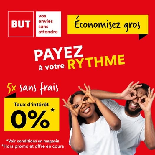 But paiement 0% en 5FOIS*