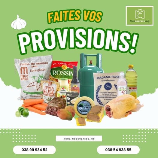 Mescourses.mg plus besoin de bouger