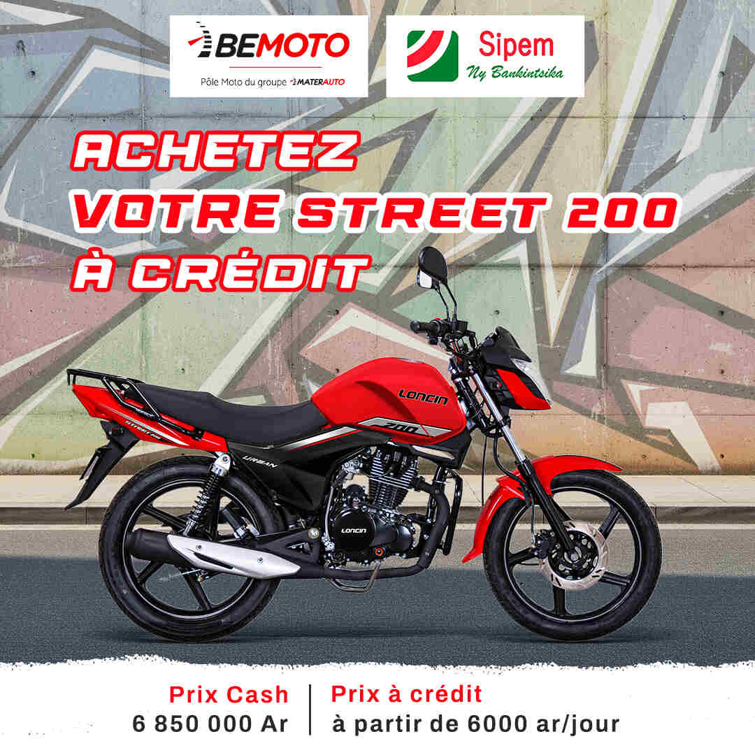 Devenez propriétaire de la LONCIN STREET 200 !