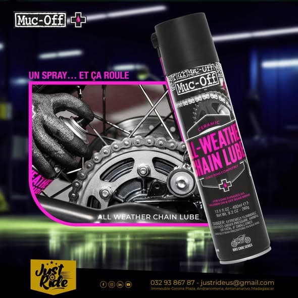 CHAINE LUB ALL WEATHER (UV) - 400Ml