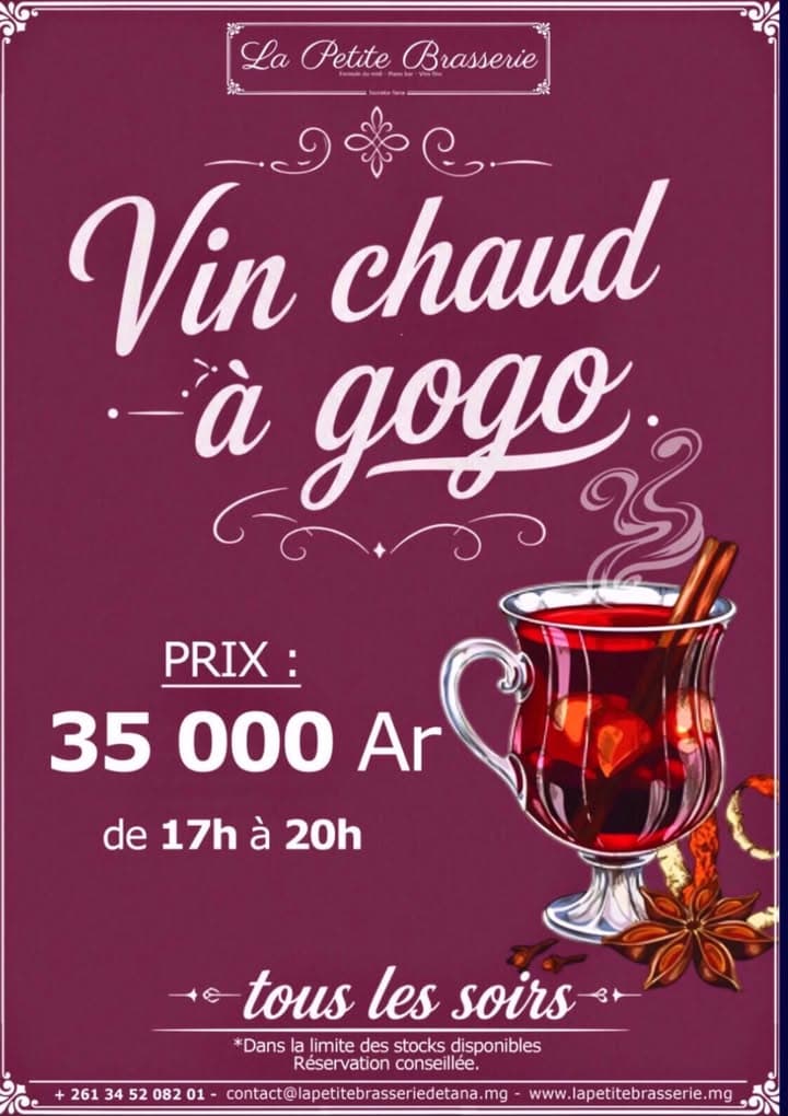La Petite Brasserie : Place à l' After-work Vin chaud à gogo 🍷