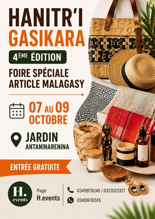 HANITR'I GASIKARA revient pour sa 4ème édition ! 🎉