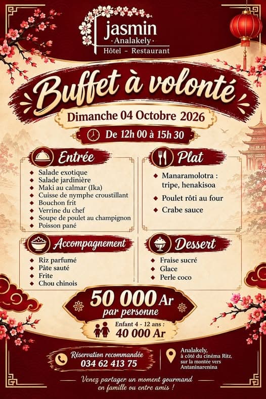 Votre Buffet est prêt!!