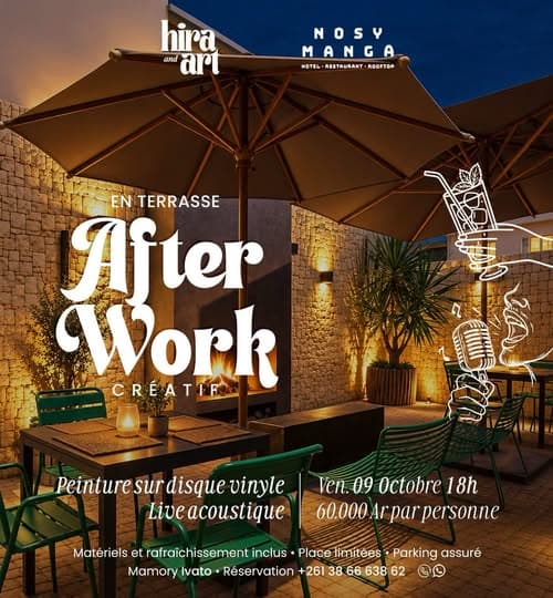 Un After Work créatif, quoi de mieux ? 🍹🎨