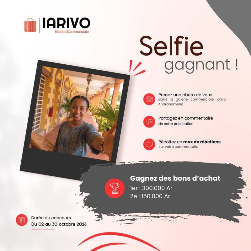 300 000ar a gagne avec un Selfie*