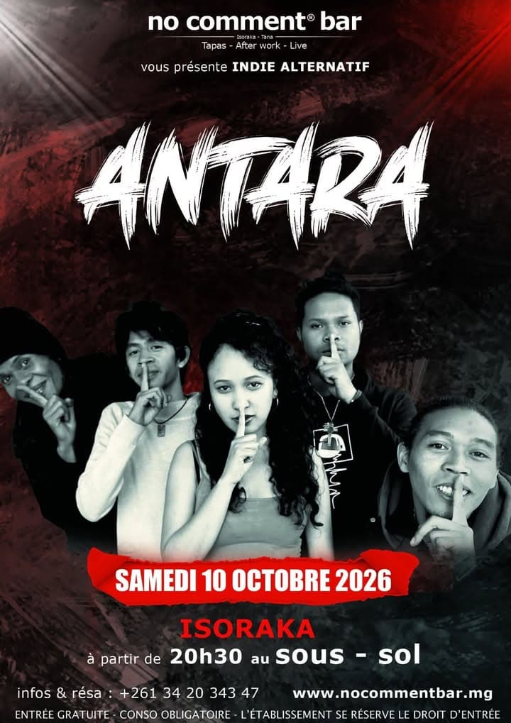 Antara Tarika sera en live