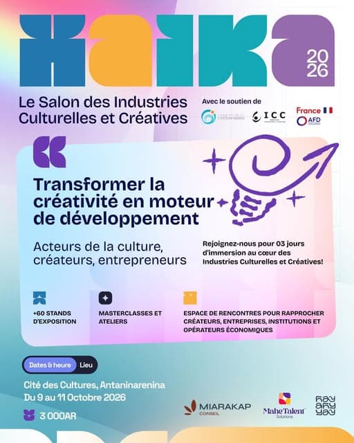 HAIKA 2026, le grand Salon des Industries Culturelles et Créatives de l'océan Indien !