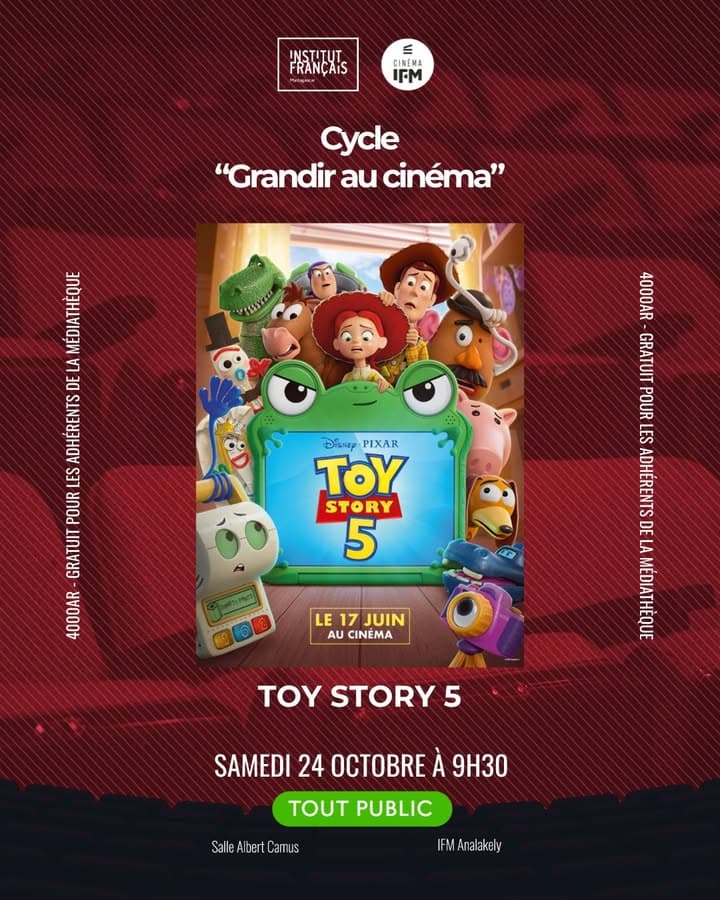 Toy Story 5 – Séance cinéma tout public