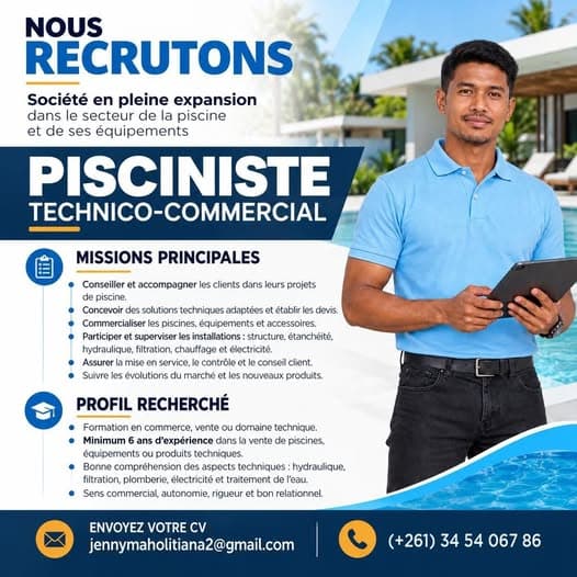 Société du secteur de la piscine et de ses équipements
